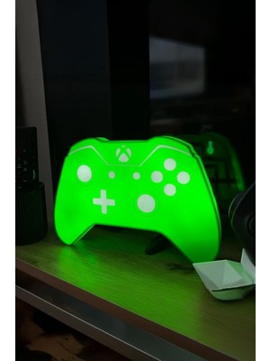 MEKTrend Xbox Joystick Kumandası Tasarımlı Dekoratif Aydınlatma Gece Lambası (24X16CM)