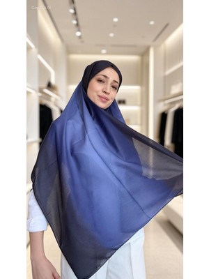Lunara Scarf %100 Pamuk Şal | Kaymaz, İç Göstermeyen | Renk Geçişli Şık Günlük Şal