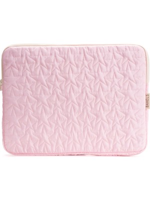 Bahels Star Puffy Pembe Yıldız Desen Xl Macbook ve Tablet Uyumlu Portföy Çanta