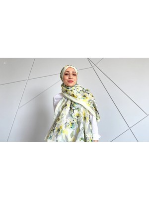 Lunara Scarf Desenli Pamuk Softşal