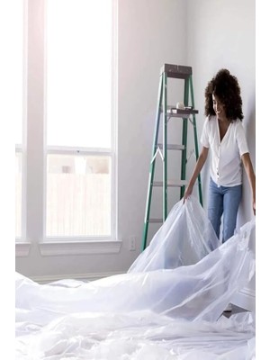 Home Hışır Örtü: Boya ve Badana Için Koruma Koruyucu Naylon, Dayanıklı ve Geniş Kapsamlı Kaplama (30 M2)