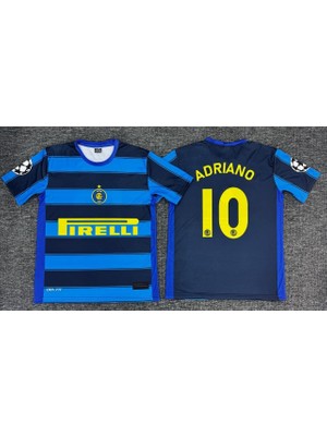Rodak Spor Adriano 10 Inter 2004/05 Sezon Nostalji T-Shirt