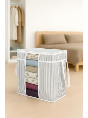 Kapısı Pencereli Yastık Kazak Hurç Organizer Düzenleyici (45 x 30 x 50)
