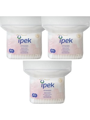 Kulak Temizleme Çubuğu, Kağıt Çubuk, 300'LÜ 3 Paket