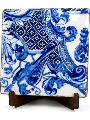 Muguetarts Mavi Miras – Dekoratif Çok Amaçlı Pano (13X13CM)