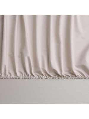 Mix&match Pamuk Saten Queen Size Lastikli Çarşaf Taş