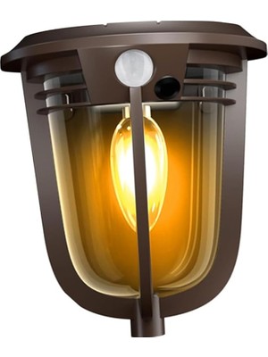 Güneş Enerjili Hareket Sensörlü, Cob LED Duvar APLIK/GT-SL18