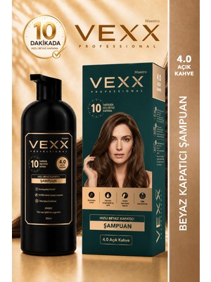 Vexx Maestro Vexx Professional Beyaz Kapatıcı Pratik Boya Şampuan Amonyaksız Formül 300 Ml.