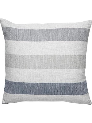 Concept Alba Bold Striped Kırlent Lacivert 45X45