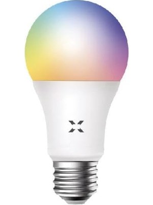 Smart Akıllı Wi-Fi LED Akıllı Rgb Ampul Mobil Uygulama Denetimli Google Home ve Alexa Uyumlu Çok Renkli Lamba (1 Adet) X7021