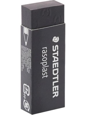 526 B209 Rasoplast Siyah Silgi 65X23X13 mm