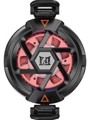 N5 Magnetik Yapıştırmalı 10W Tec Soğutma Sistemli Rgb Işıklı Telefon Soğutucu Fan Siyah