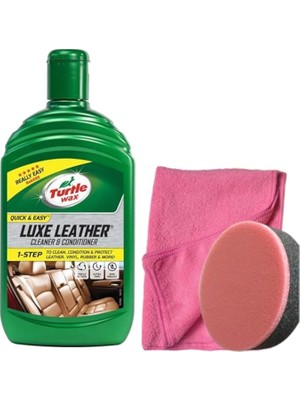 Wax Deri Temizleyici ve Besleyici Krem 500 Ml, Mikrofiber Bez, Cila Sünger