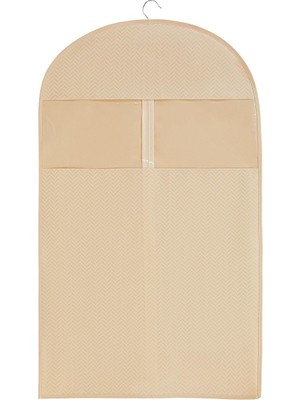 Home Textile Bej Balıksırtı Elbise Kılıfı 60 x 100 cm