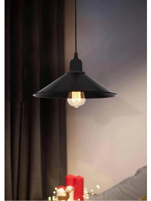 Nero Model Siyah Yemek Masası Oturma Çocuk Yatak Odası Modern Ledli Avize