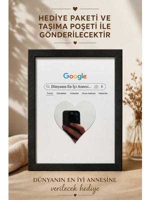 BirbeyStore Dünyanın En Iyi Annesi Ahşap Tablo Anneler Günü Hediyesi Annelere Özel Hediye