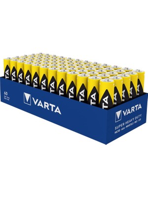 Varta Superlife Çi̇nko Aaa Ince Kalem Pi̇l 60LI Paket Fi̇yat