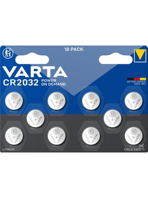 Varta Power On Demand CR2032 Bli 1X10
