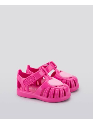 Igor S10310 Tobby Gloss Love Fuşya Kız Çocuk Sandalet