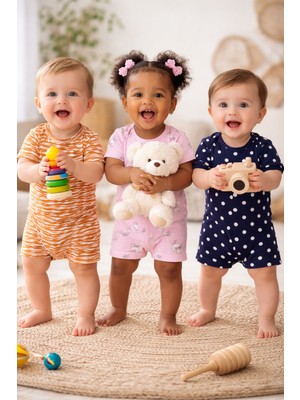 bebekokusu Hellobaby 3 Lü Tulum Set Yeşil
