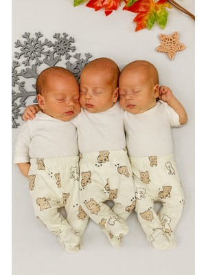 bebekokusu Hellobaby 3 Adet Patikli Pantolon