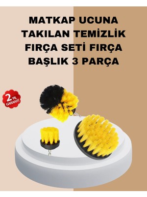 Lims Store 3’lü Matkap Ucu Fırça Takımı Zorlu Kirler Için
