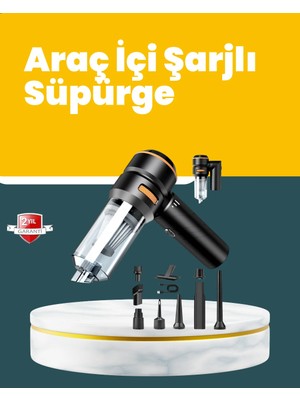 Lims Store Araç Içi Derinlemesine Temizlik Için Kompakt ve Ergonomik El Süpürgesi