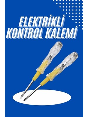 Lims Store Çift Uçlu Kontrol Kalemi Elektrik Test Kalemi Şeffaf