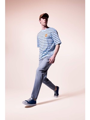 DeFacto %100 Pamuk Slim Tapered Fit Pantolon H6595AX26SM