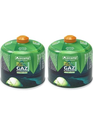 Orcamp Gaz Kartuşu 2'li Set 450 gr