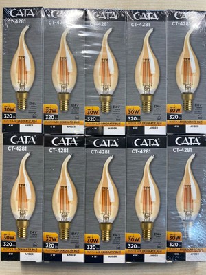 Cata Rustik LED 4W Buji Ampul 10'lu Paket CT-4281