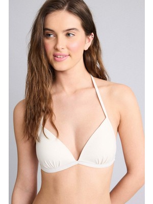 DeFacto Regular Fit Beyaz Bikini Üstü E1692AX26SM