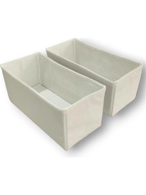 Bemy Ticaret Beyaz Çekmece Içi Düzenleyici Organizer Set - Çok Amaçlı Dolap Içi Kutu Seti (28 * 13 * 13)
