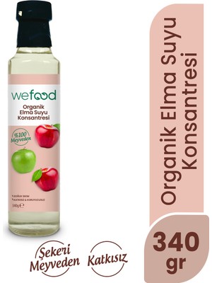 Wefood Organik Elma Suyu Konsantresi 340 ml