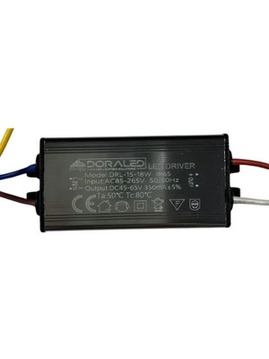 Dora Led 12-18X1W 350Ma 40-66V Power Led Driver IP67 Power Led Sürücü