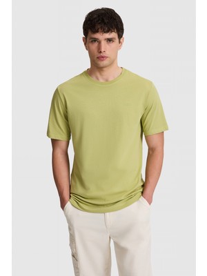 U.S. Polo Assn. Erkek Yeşil Regular Fit Polo Yaka Basic Tişört 50327022-VR016
