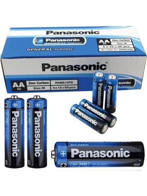 Marsilyan™- Panasonic Manganez Kalem Aa Pil 60 Adet