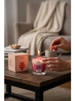 Kash Kozmetik Mi Amor Tasarım Bardak Mum – Romantik ve Tutkulu Aromaterapi Etkisi
