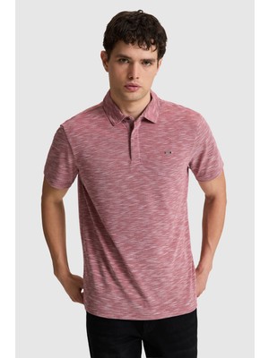U.S. Polo Assn. Erkek Vişne Regular Fit Polo Yaka Tişört 50326969-VR223