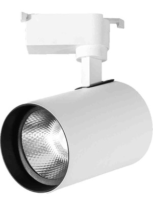NOAS 30W LED Ray Spot Beyaz Kasa Gün Işığı Noas