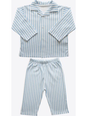Kitikate Organik Oliver 2'li Pijama Takımı Mavi