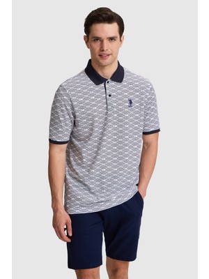 U.S. Polo Assn. Erkek Lacivert Regular Fit Polo Yaka Tişört 50326959-VR033