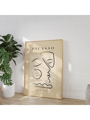 Pegziz Minimalist Sanatsal Picasso Duvar Dekor Tablosu