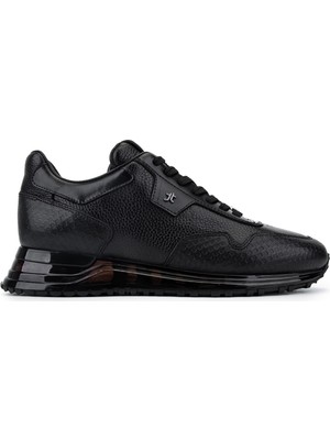 Tamer Tanca Erkek Hakiki Deri Siyah Sneakers & Spor Ayakkabı 381 23234 Erk Ayk Y26 Sıyah