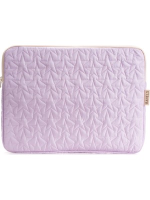 Bahels Star Puffy Lila Yıldız Desen Xl Macbook ve Tablet Uyumlu Portföy Çanta