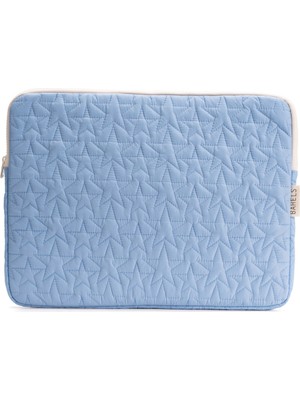 Bahels Star Puffy Mavi Yıldız Desen Xl Macbook ve Tablet Uyumlu Portföy Çanta