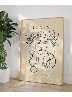 Pegziz Minimalist Sanatsal Picasso Duvar Dekor Tablosu