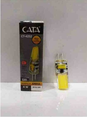 Cata CT-4252 4W 12V Iğne Uçlu Kapsül Ampul (1 Adet)