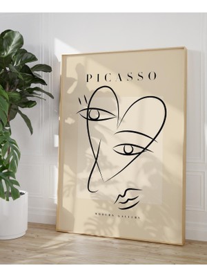 Pegziz Minimalist Sanatsal Picasso Duvar Dekor Tablosu