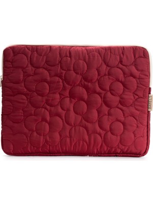 Bahels Daisy Puffy Cherry Papatya Desen Xl Macbook ve Tablet Uyumlu Portföy Çanta